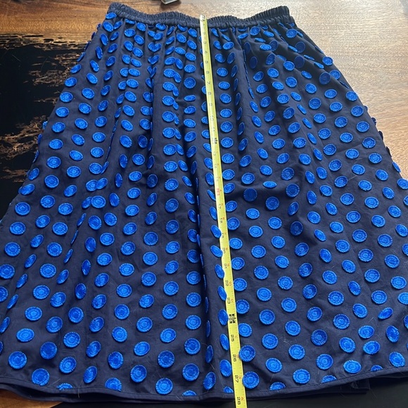 NWOT J. Crew Midi Skirt in Fringi Dots, size 4 - Picture 13 of 13
